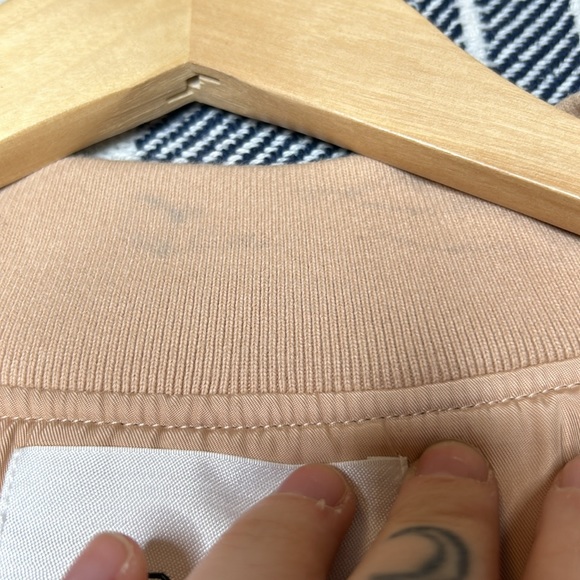 Frame Shirred Bomber Jacket - Picture 11 of 13